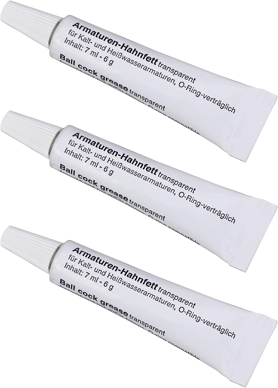 Snapworld-Kaffee Snapworld-coffee Silicone Grease for Fully Automatic Coffee Machines, Each Tube of 6 G, Food-Safe for Brewing Group, Seal, O-Ring, EPDM, VMQ MVQ NBR FKM (3 Tubes of 6 G)