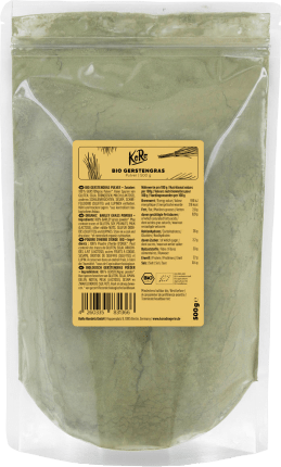 KoRo Superfood Pulver, Bio Gerstengras, 500 g