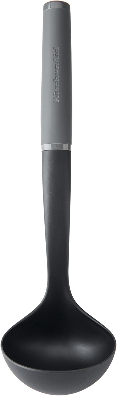 KitchenAid Soft Grip Ladle Charcoal