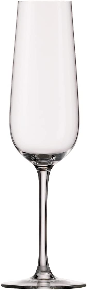 Stölzle Lausitz Grandezza Champagne Flutes Set of 6 / High-Quality Crystal Champagne Flutes / Aperitif Glasses / Prosecco Glasses / Champagne Flutes