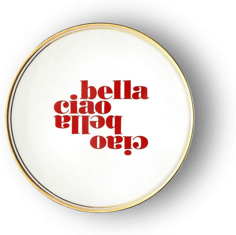 BITOSSI Home & Funky Table LA COMPOSTA, Plate, Bella Diameter 17 cm