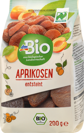 dmBio Dry fruits, apricots, naturalland, 0.2 kg