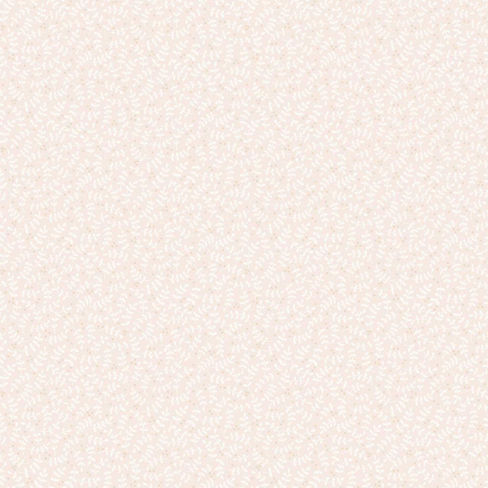 BorasTapeter Garden Party 3460 Non-Woven Wallpaper Shiny Metal Leaf Guard Rails On Pink 