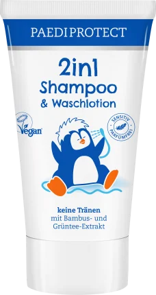 PAEDIPROTECT Baby Shampoo & Wash Lotion 2in1, travel size, 30 ml