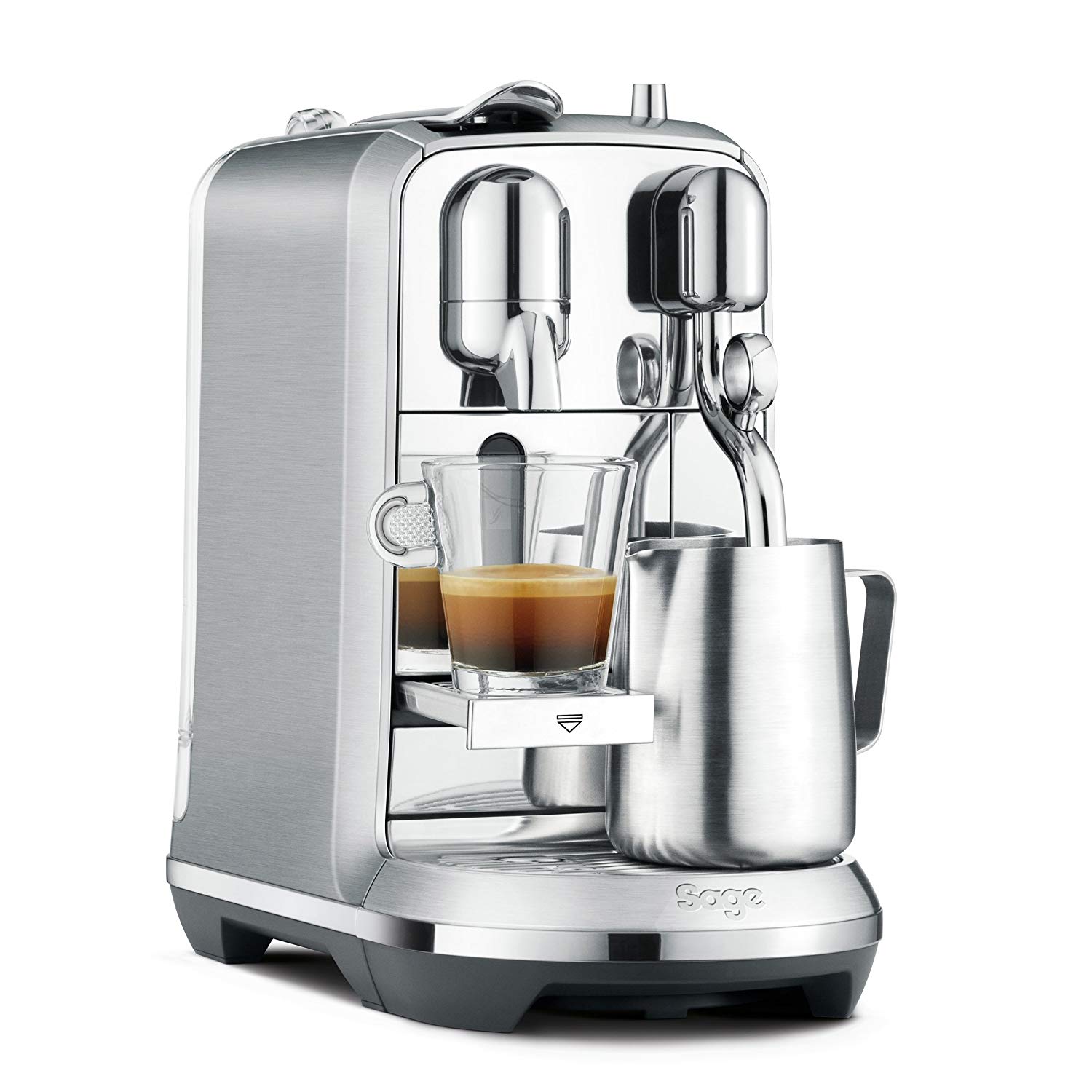 Sage Appliances Sne800Bss4Ege1 The Creatista Plus Nespresso Machine