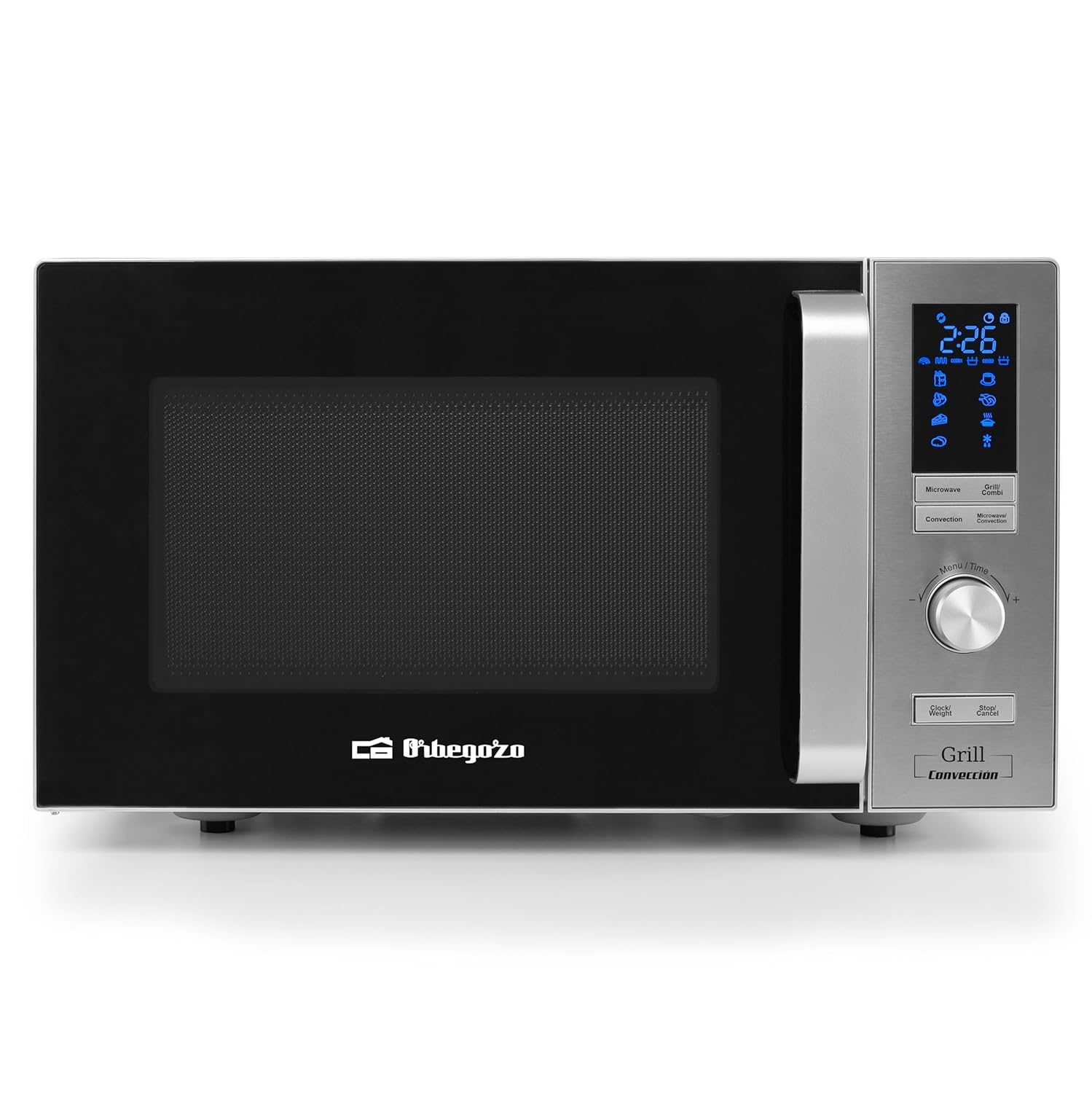 Orbegozo Mig 2528 Co Microwave with Grill and Convection, 25 Litres, Six Levels, Digital LED Display, 7 Preconfigured Menus, Timer, Defrost Programme, 900-1950 W