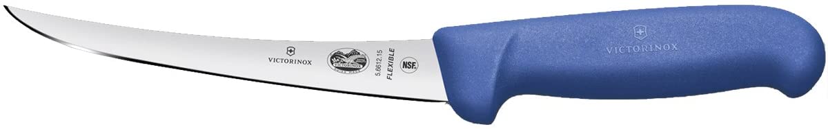 Victorinox Fibrox Chef\'s Knife, Boning Knife, Extra Sharp Blade, Stainless Steel, Dishwasher Safe, Swiss Made