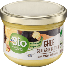 dmBio Ghee, clarified butter, natural country, 180 g