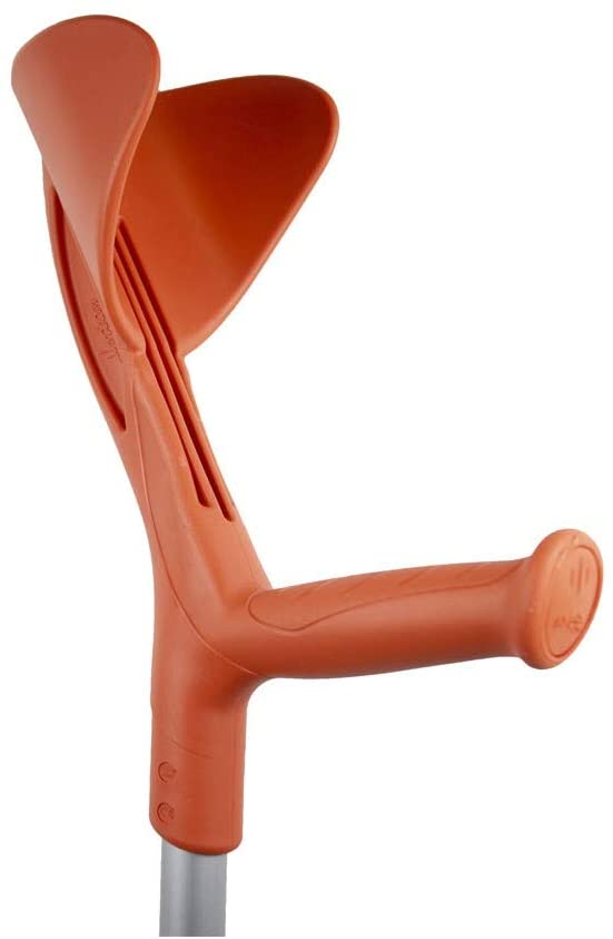 Queraltó Height Adjustable Aluminium Forearm Crutch Orange
