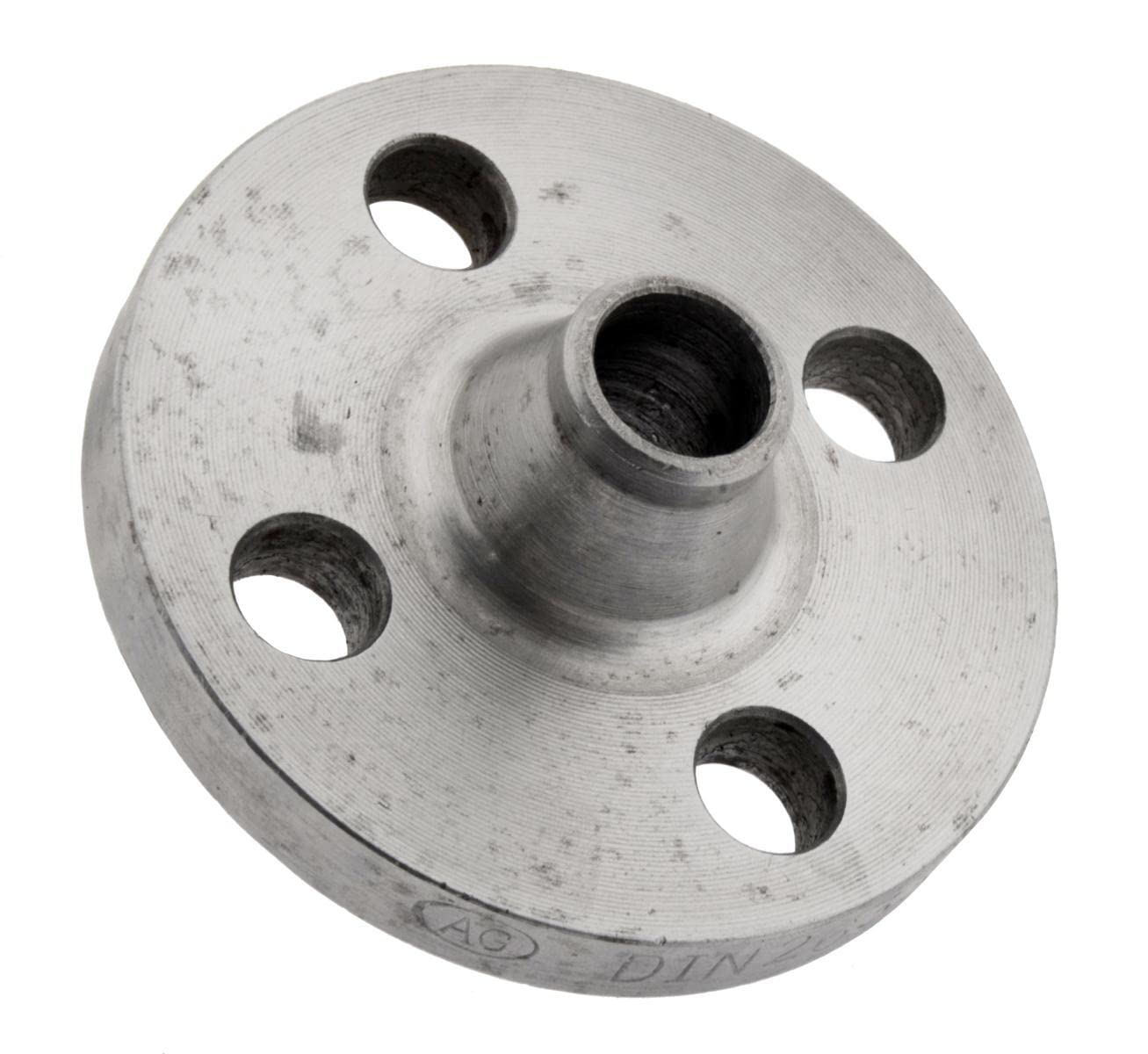 ToolNerds Pre-Welding Flange DN50/PN40, DIN 2635, 60.3 mm Pipe Connection, Steel Black