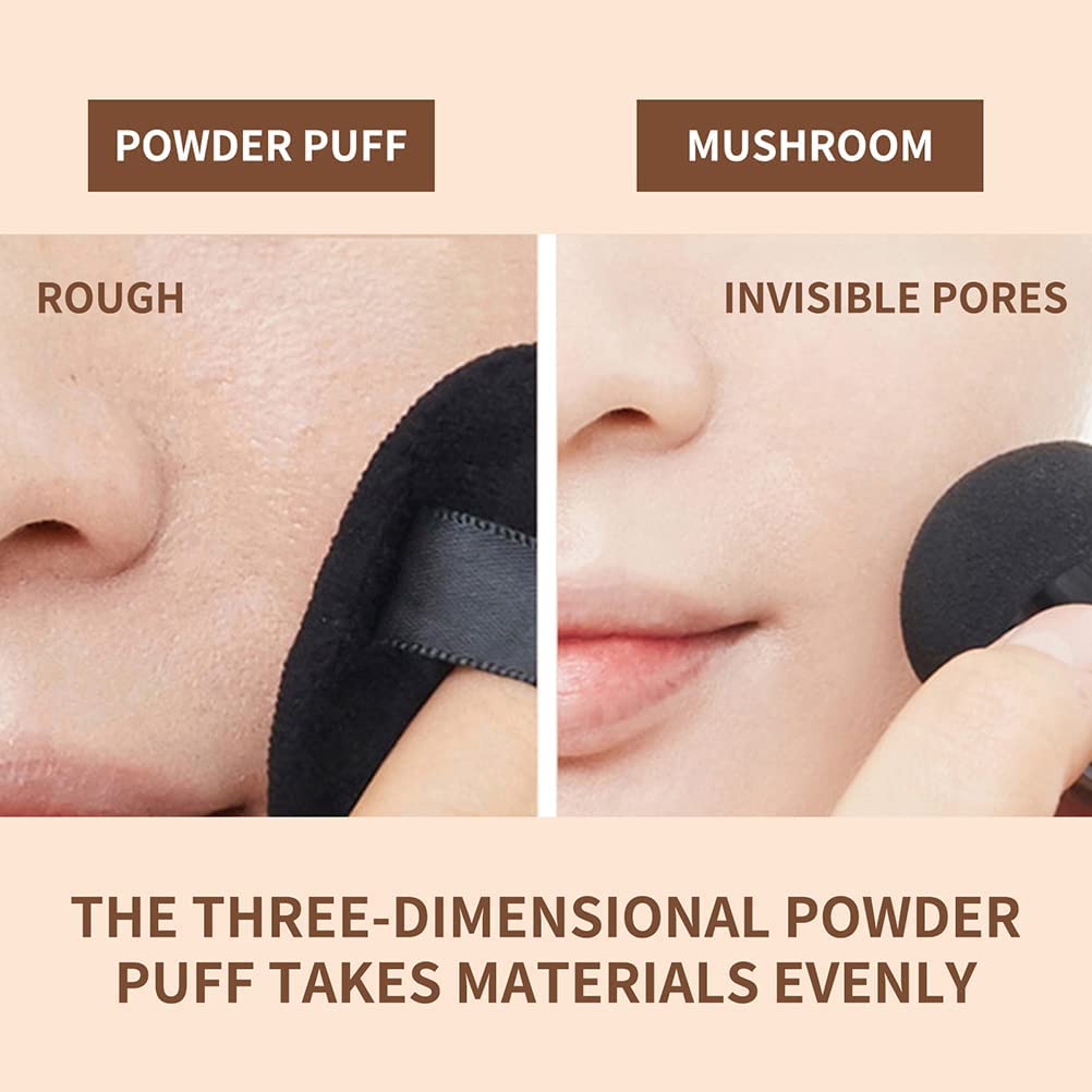 spier Mushroom Head Foundation Air Cushion CC Cream, Moisturising Concealer Foundation Makeup Long-Lasting CC Cream Matte Concealer