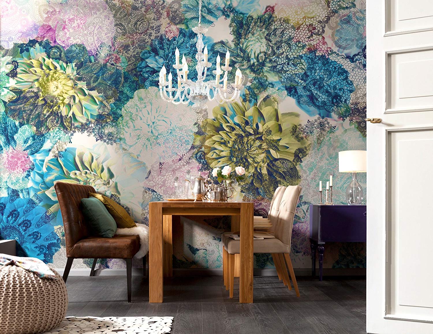 Komar Frisky Flowers Photographic Wall Mural