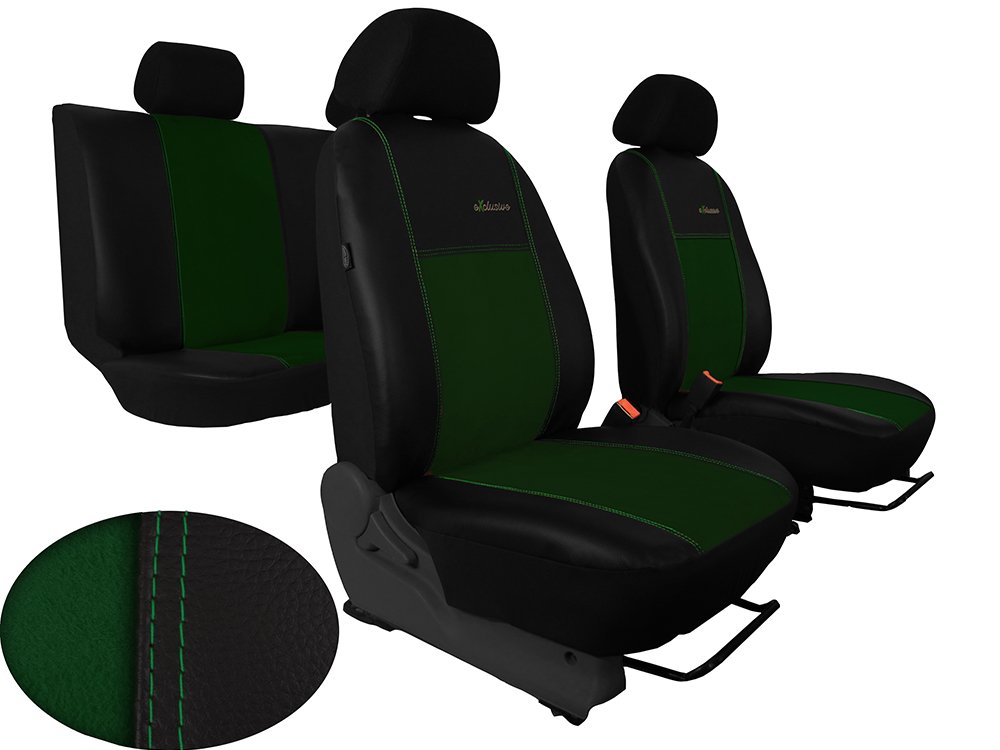 Pokter POK-TUNING Seat Covers Suitable for Opel Astra K from 2015 Onwards Green Exclusive (Available in 7 Colours)