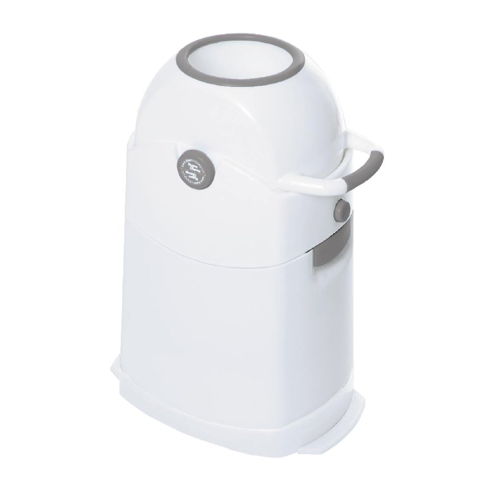 Vital Innovations Nappy Champ Odour-Proof Nappy Bin Regular Size for Standard Rubbish Bags Silver