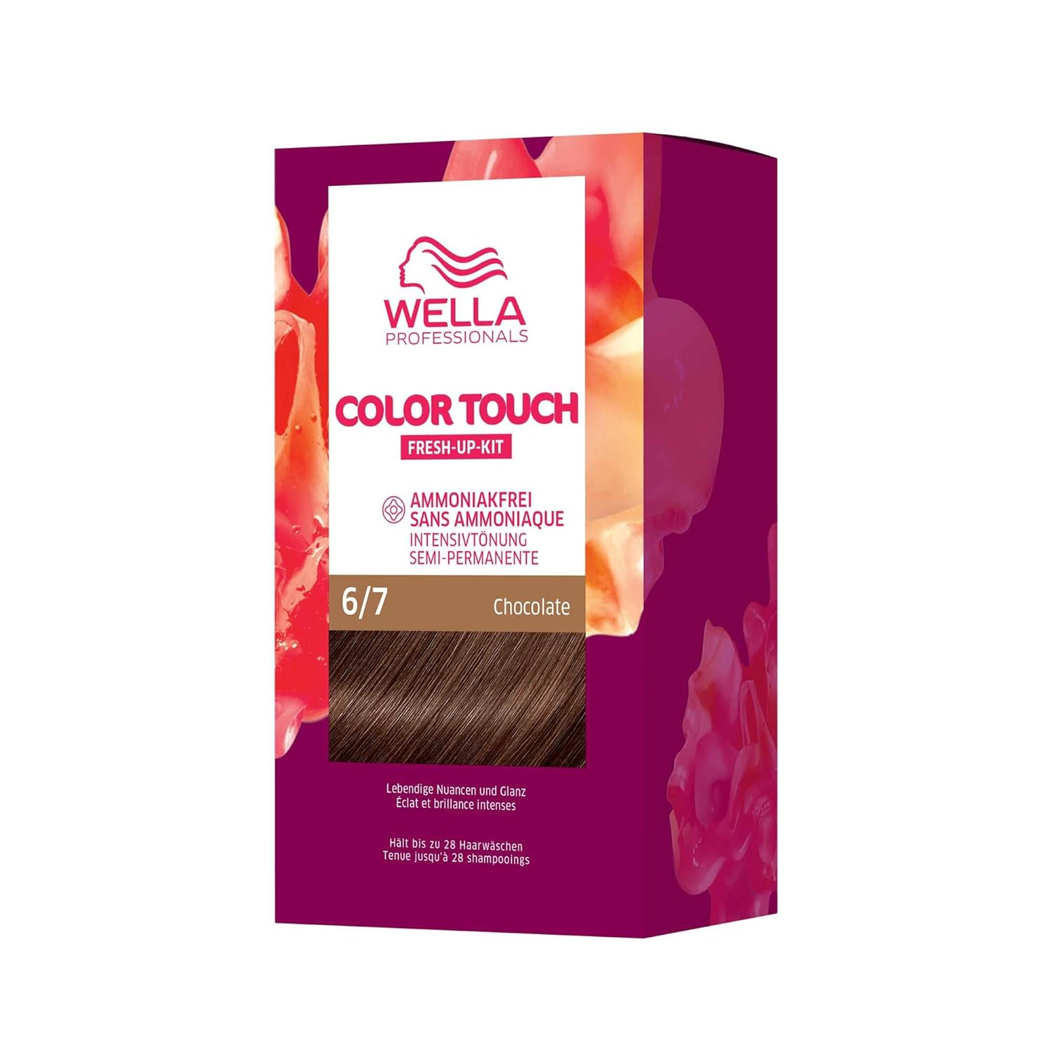 Restaxil Wella Professionals Color Touch Demi -Permanent Hair Color Without Ammonia - Hair Dye for Color Refreshing and Gray Hair Coverage - Root Kit Including Hair Mask