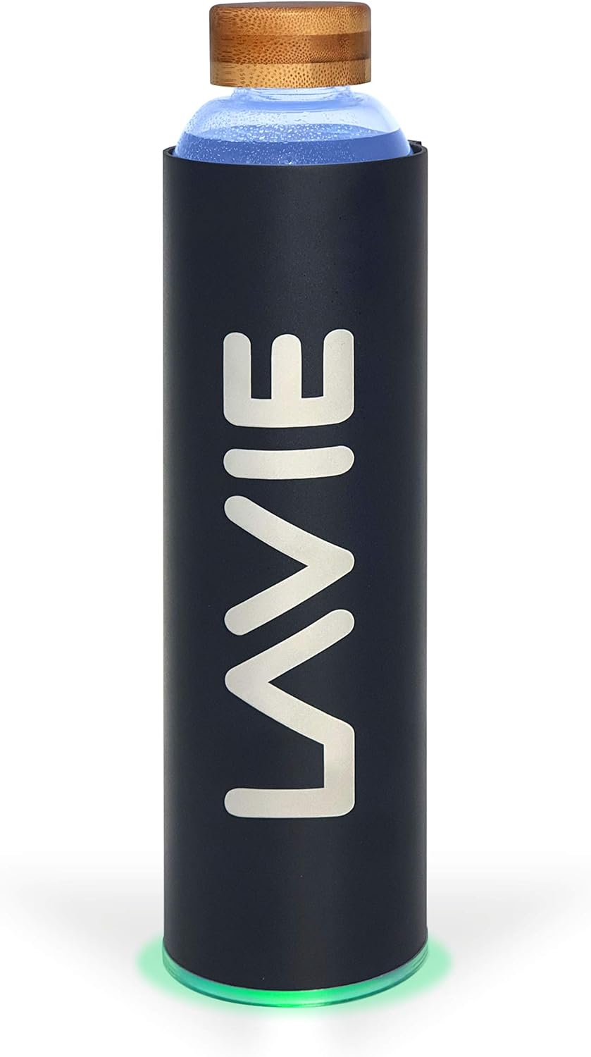 LaVie PURE: Innovative and Compact UV Water Conditioner, aluminum. Turn your tap water into pure, fresh water with drinking quality in just 15 minutes. Vol. 1 liter