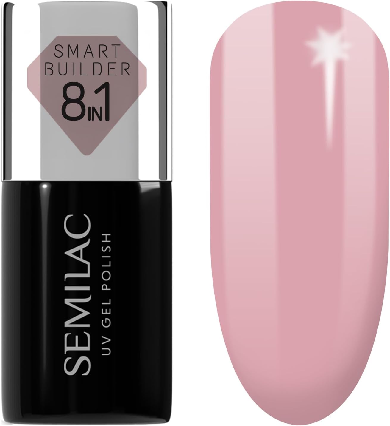 802 Semilac Smart Builder Nude Rose 7 ml