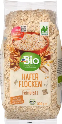 dmBio Oat flakes Feinblatt Naturland, 500 g