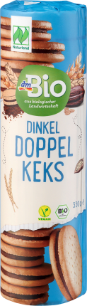 dmBio Kekse, Dinkel Doppelkeks Kakao, Naturland, 330 g