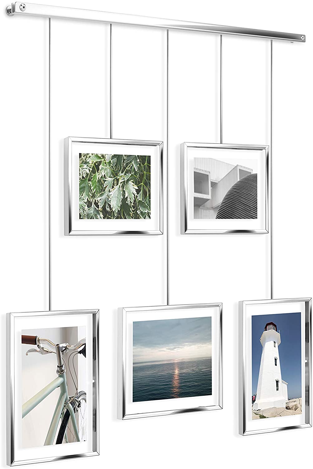 Umbra Exhibit Photo Collage Flexible Picture Frame Set For Horizontal And A