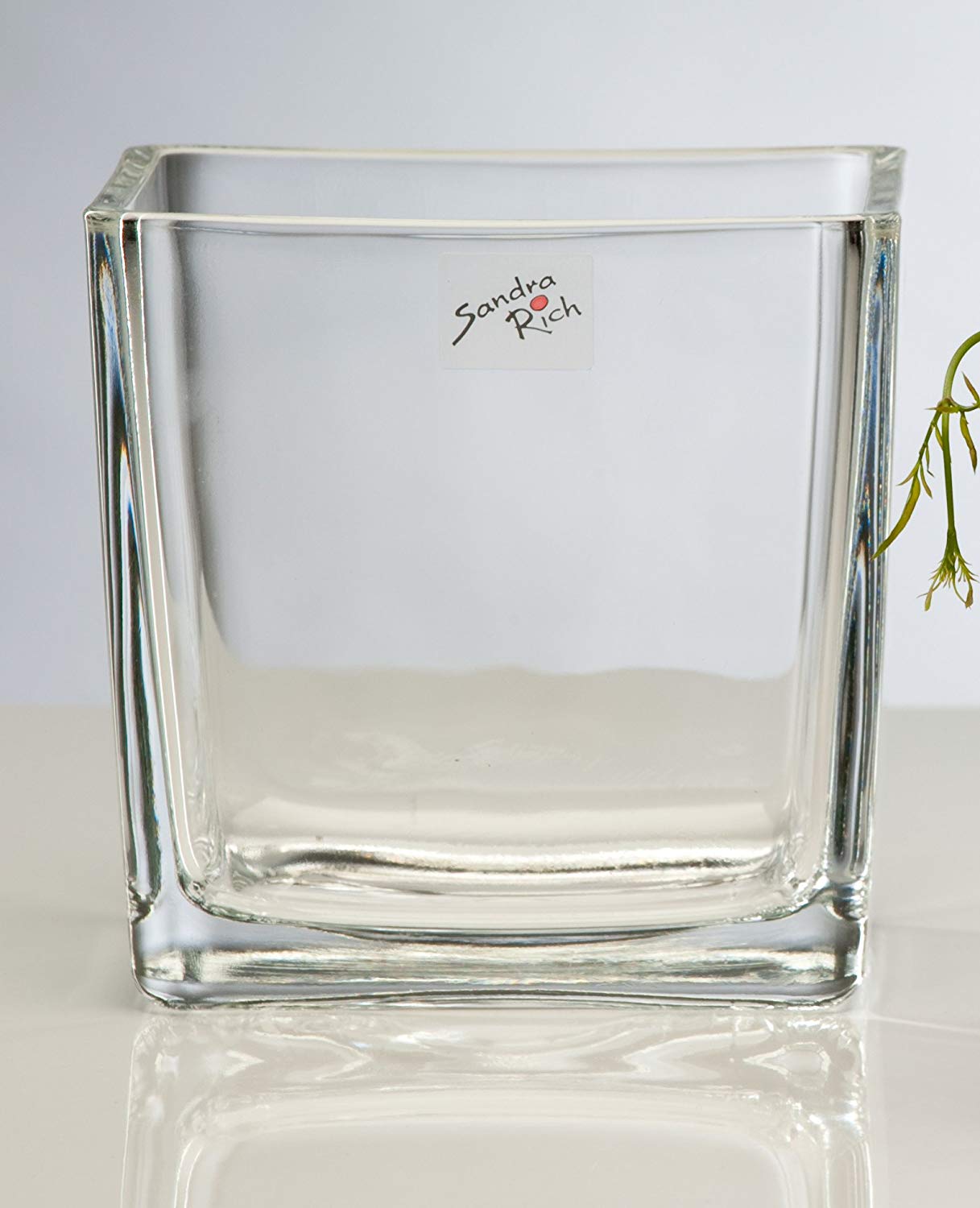 Sandra Rich Square Cube Vase 14 X 14 Cm