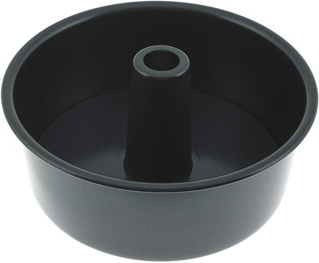 Ninja 4384J300EUUK Non-Stick Bowl Cake Tin, 2-Piece Wreath Cake Tin, Tube Pan, Ceramic-Coated, Black