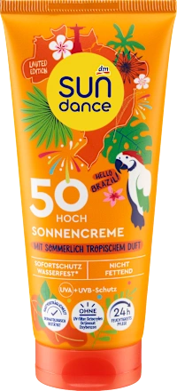 SUNDANCE Hello Brazil sunscreen, SPF 50, 100 ml