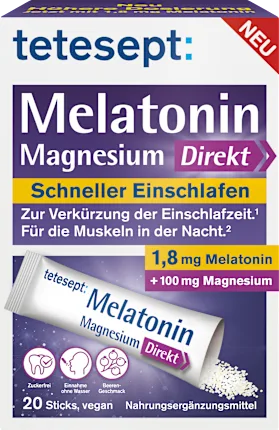 tetesept Melatonin + Magnesium Direct Sticks 20 pcs, 36 g