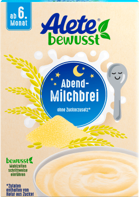 Alete bewusst Evening porridge milk semolina from the 6th month, 400 g