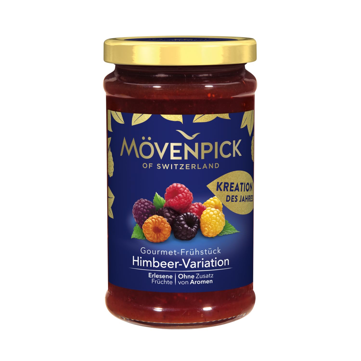 Mövenpick Gourmet Breakfast Raspberry Variation, Premium Fruit Spread, 250 g