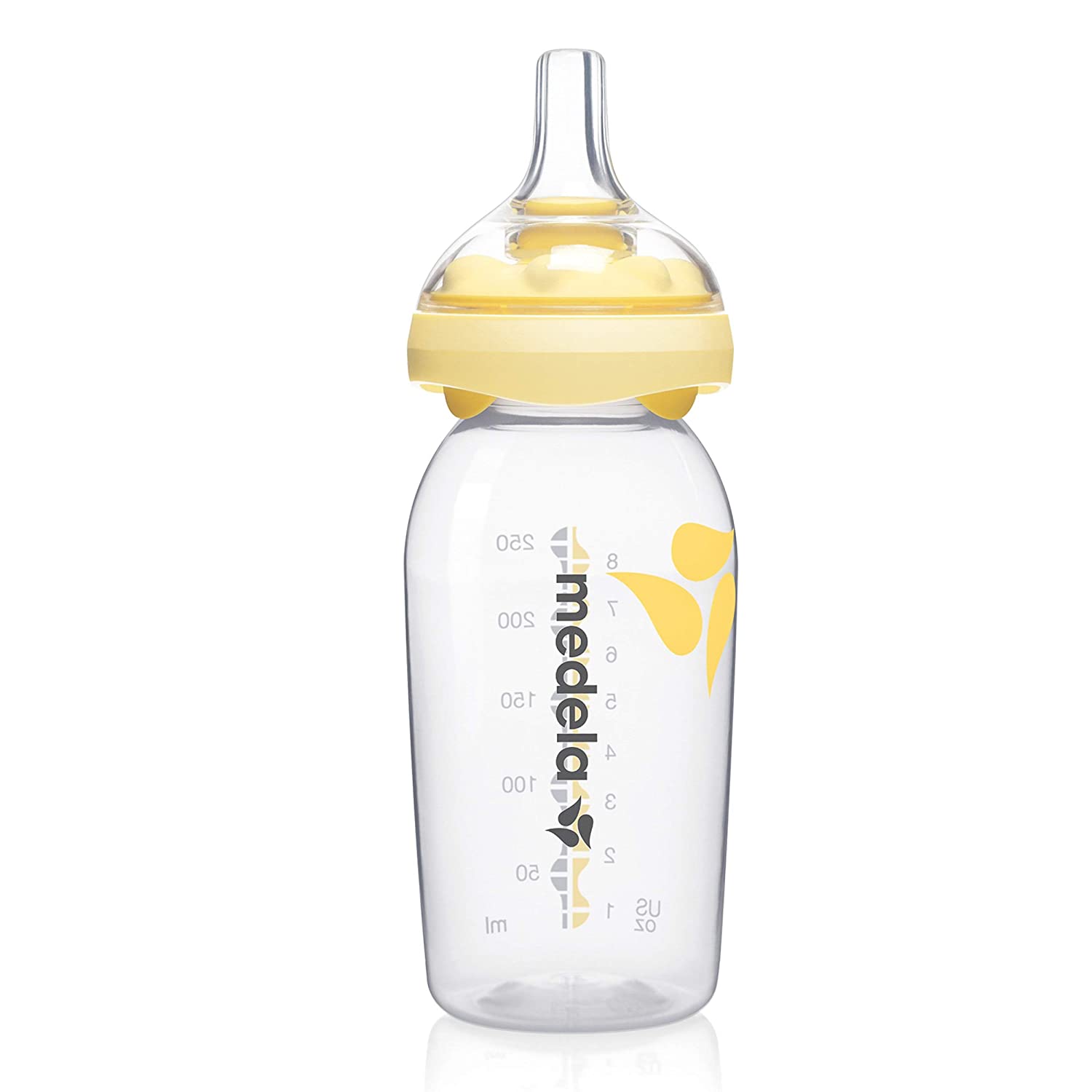 Medela Calma teat with bottle 250ml, for newborns 0-6 months, made of silicone