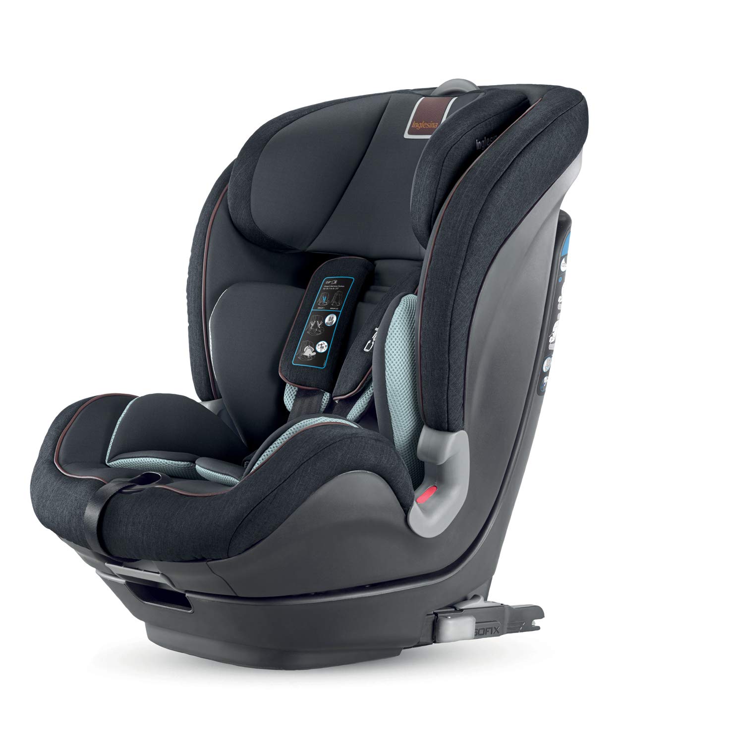 Unbekannt Inglesina Caboto 1.2.3 Ifix Car Seat Black