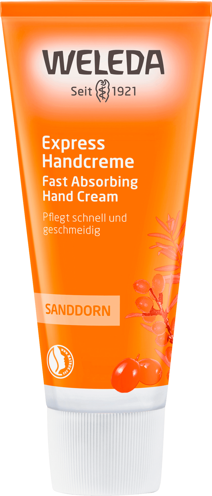 WELEDA Hand Cream Express Sea Buckthorn, 50 Ml