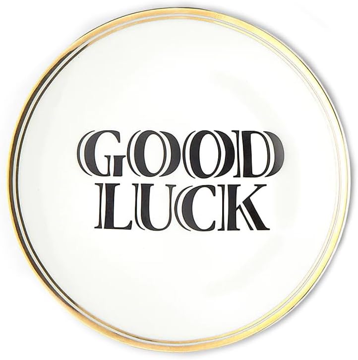 BITOSSI Home & Funky Table La Table Good Luck Plate Diameter 17 cm