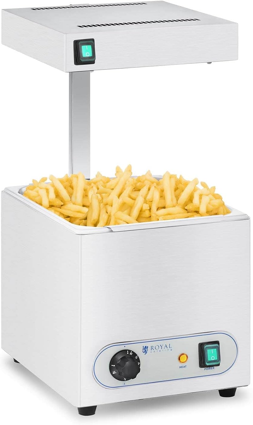 Royal Catering Fries Food Warmer Food Warmer with thermal Bridge – 850 W