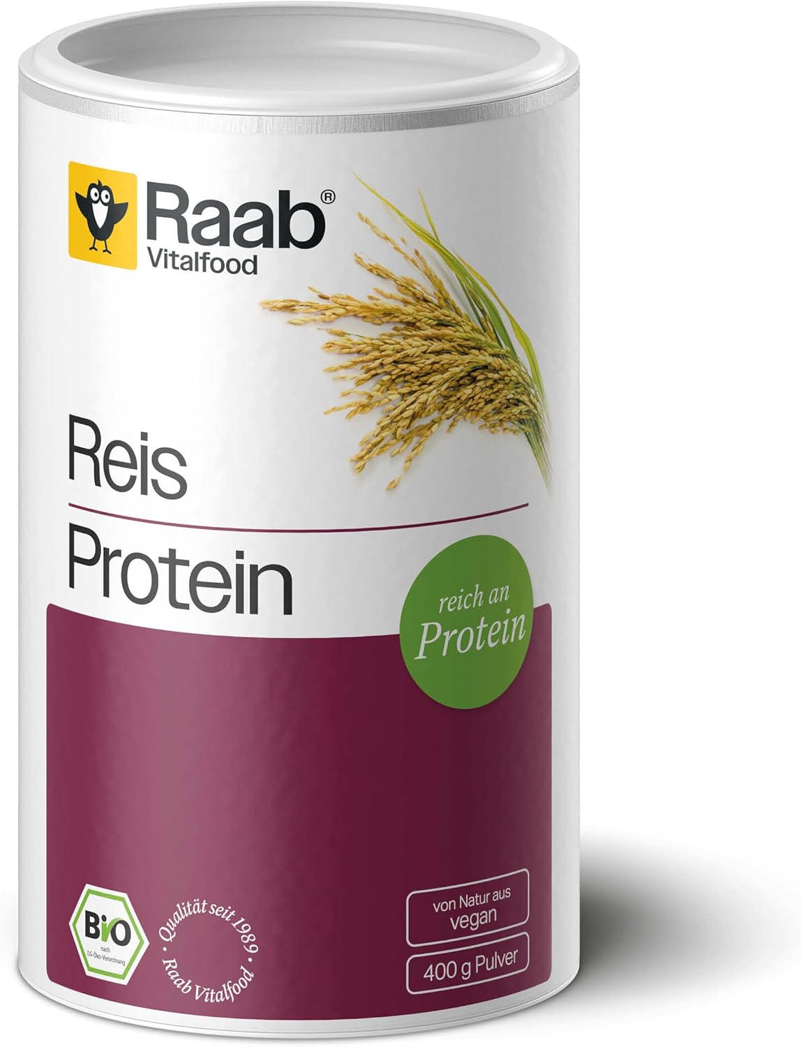 Rice Protein Powder 400g, organic