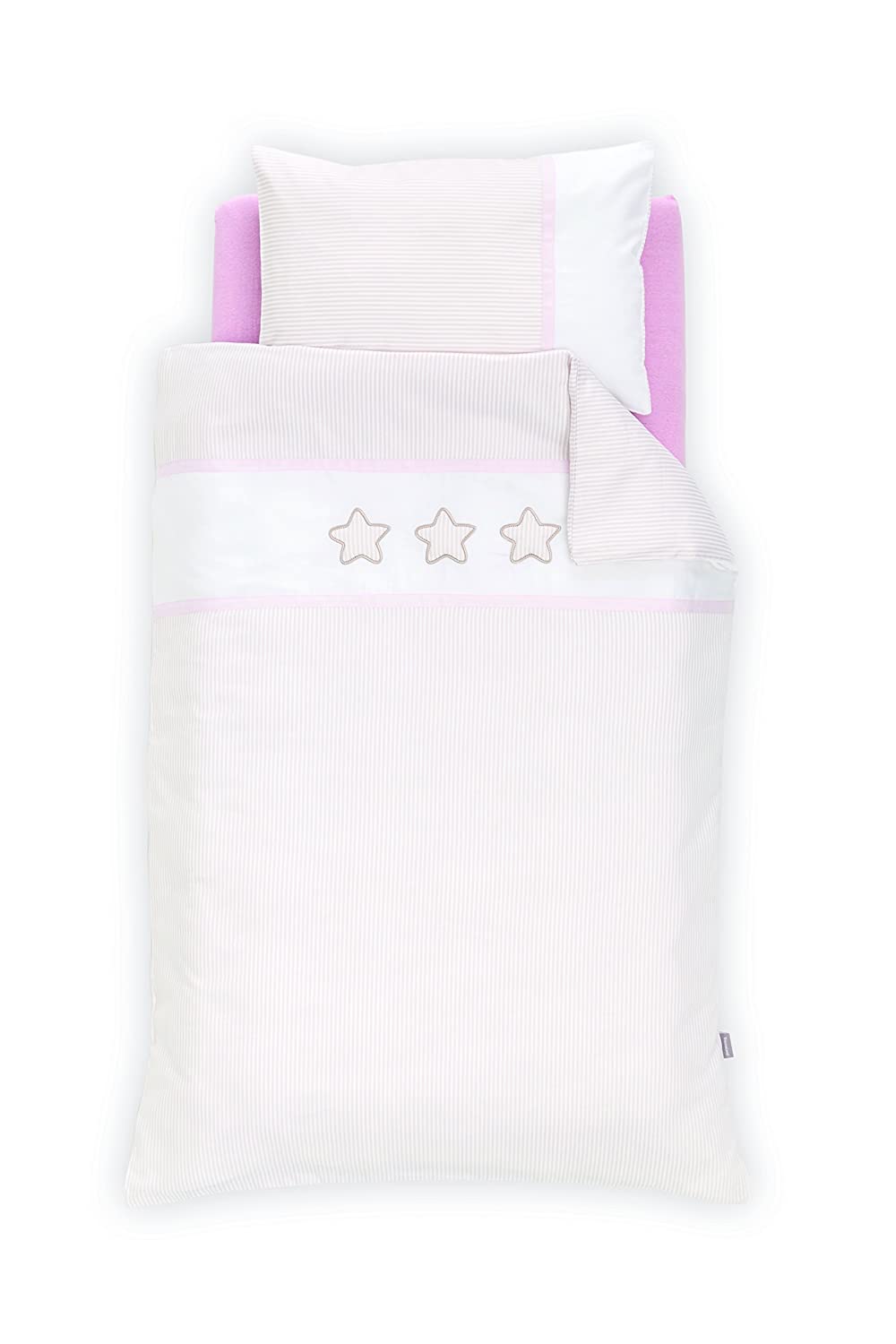 Traeumeland Träumeland TT16402 Dreamy Stars Bed Linen 100 x 135 cm Pink