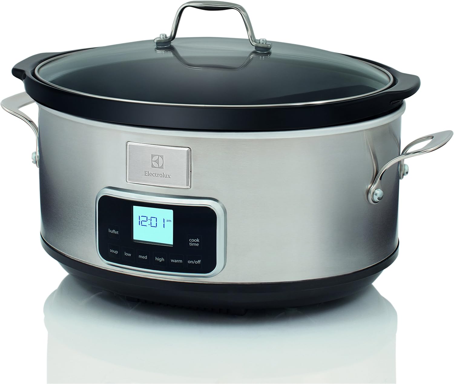 Electrolux ESC7400 Slow Cooker Stainless Steel with 6 Predefined Programs, 235 W, 6.6 Liters