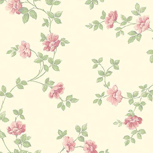 galerie-24 pp27701  Beautiful Prints 4 Trailing Flowers Pink Cream gallery Wallpaper
