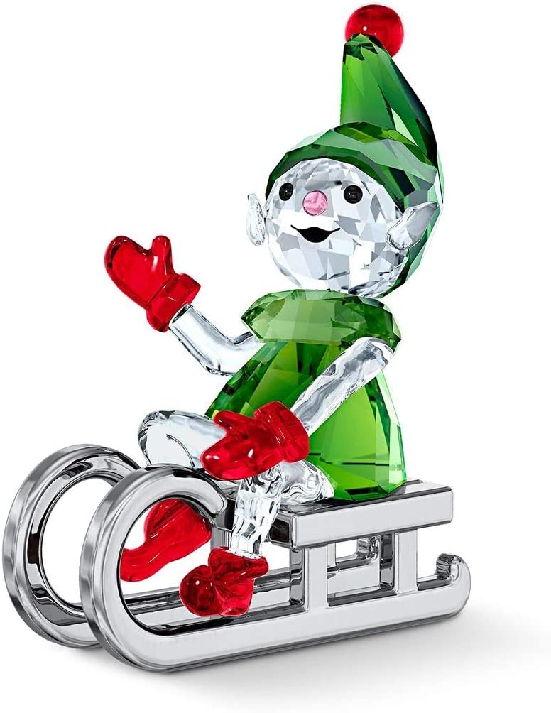 Swarovski 5533947 Decorative Figurine, Crystal, Green, 5.7 x 5.4 x 3.3 cm