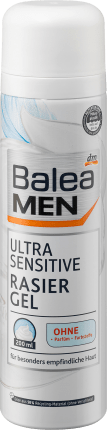 Balea MEN Razing gel Ultra Sensitive, 200 ml