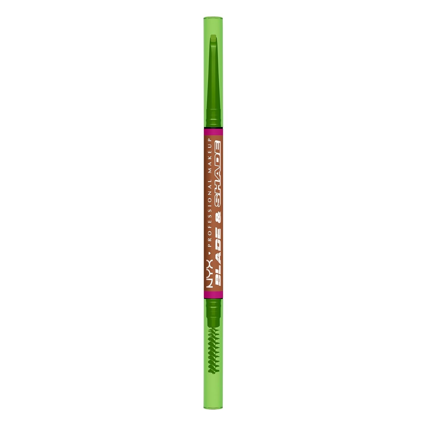 NYX Professional Makeup NYX Professional Makeup Blade & Shade Nano Eyebrow Pencil Rich Auburn 06 with Nano Blade Tip for Defined Lines, 0.1 g