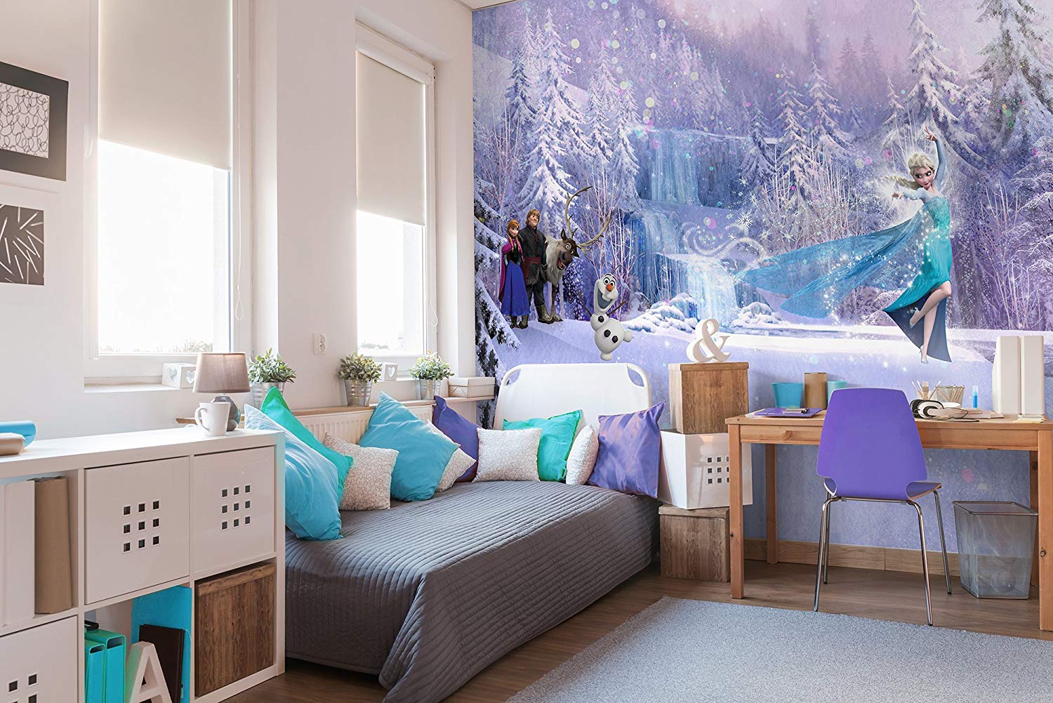 Komar Photo Wallpaper Frozen Forest – 368 X 254 Cm 8 Pieces)