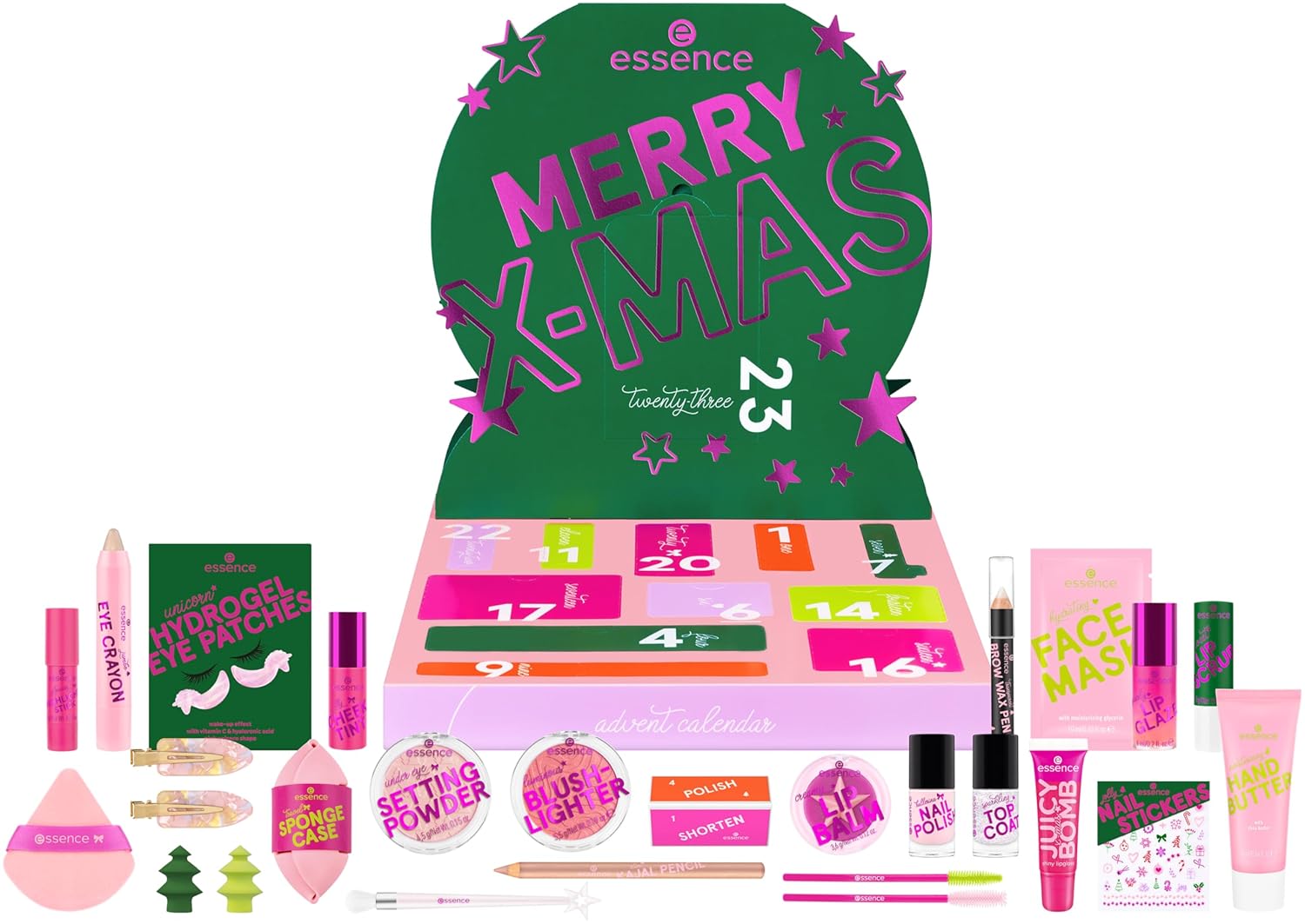 essence Advent Calendar Little X-Mas Wonder - Beauty Gift for Women & Girls, Makeup Advent Calendar 2025, Vegan, Paraben-Free, Pack of 1