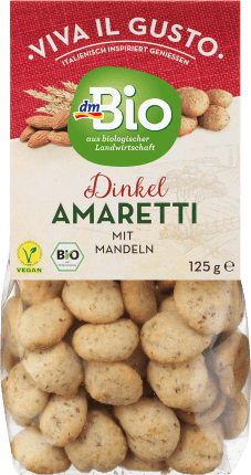 dmBio Amaretti mit Mandeln vegan, 125 g