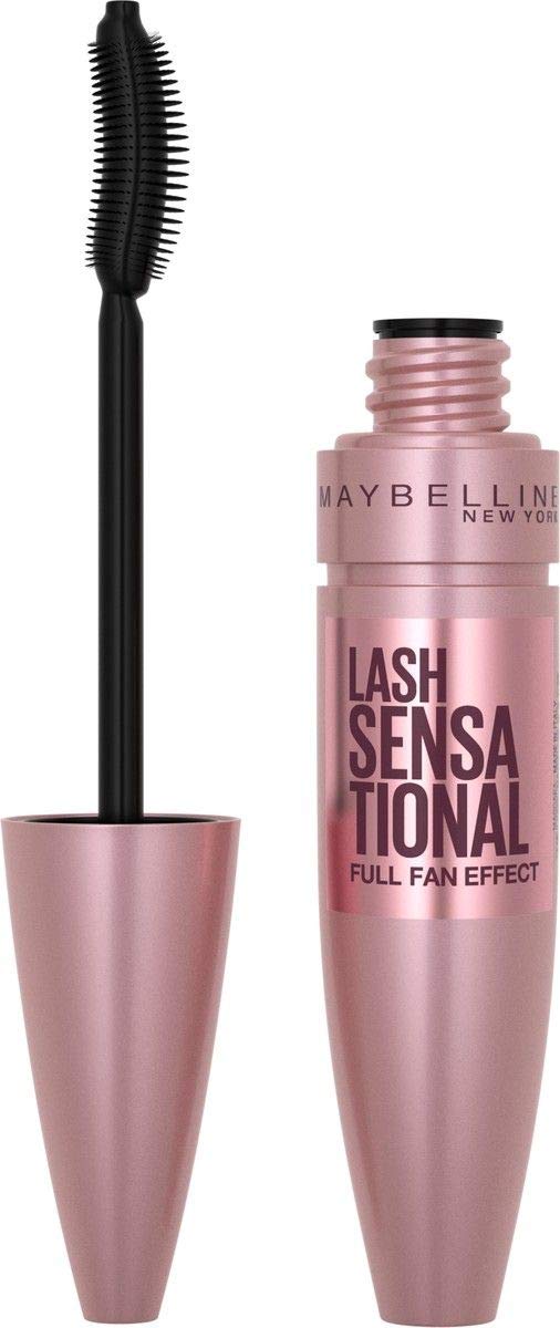 Maybelline New York Lash Sensational Full Eyelash Fan Mascara in Very Black Waterproof, 1 piece, waterproof ‎black