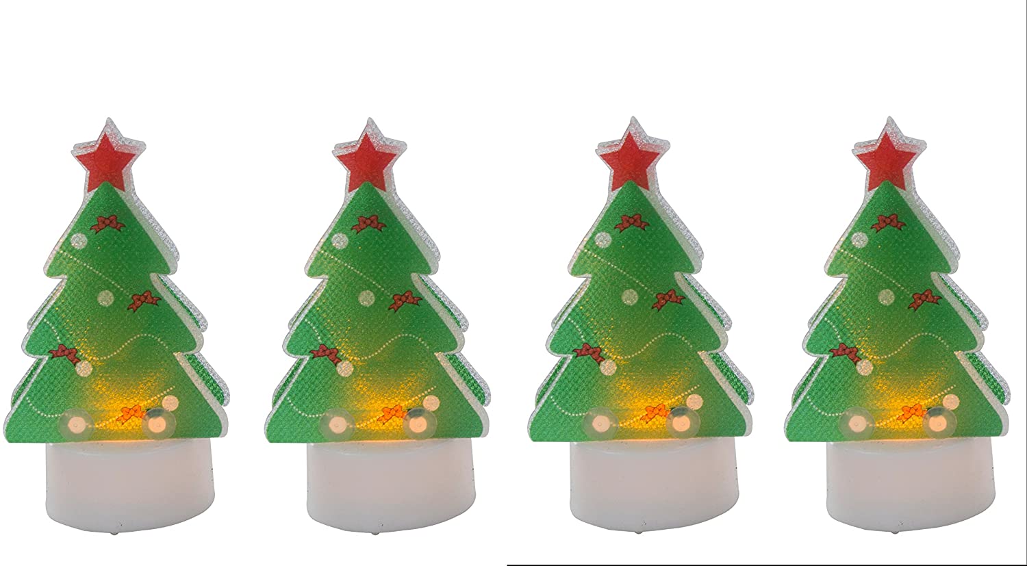 Decoline Led Tealight With Motif Set Of 4