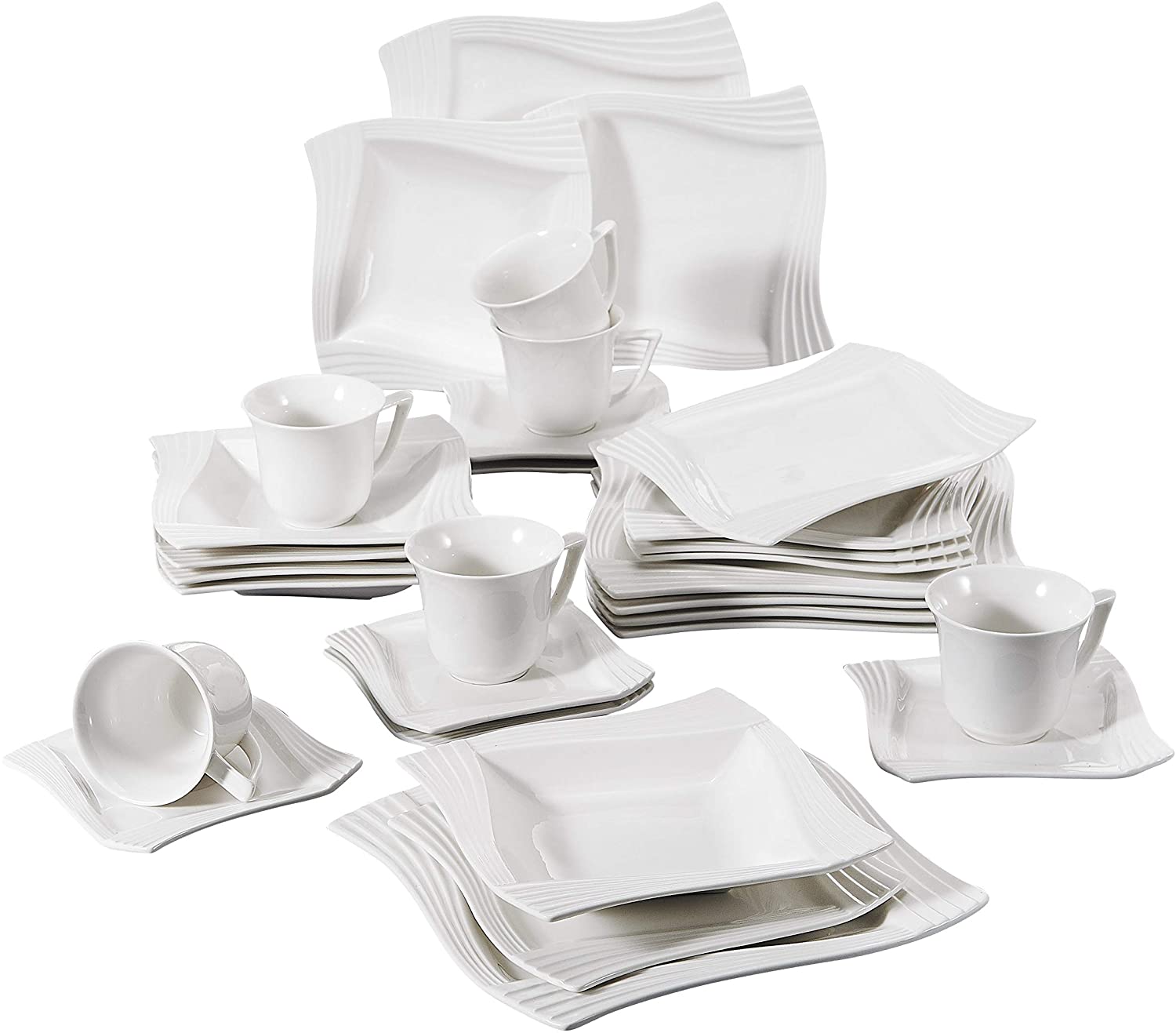 Malacasa Amparo Crockery Set