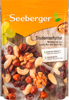 Seeberger Nut & dried fruit mixture, student food, 150 g