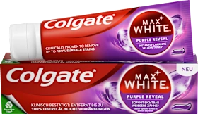 Colgate Toothpaste Max White Purple Reveal, 75 ml